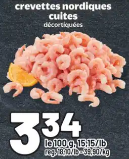 Metro CREVETTES NORDIQUES CUITES offer