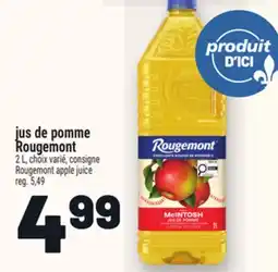 Metro JUS DE POMME ROUGEMONT | ROUGEMONT APPLE JUICE offer