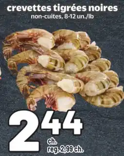 Metro CREVETTES TIGRÉES NOIRES offer