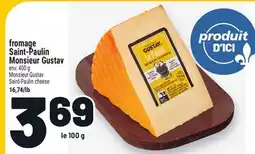 Metro FROMAGE SAINT‑PAULIN MONSIEUR GUSTAV | MONSIEUR GUSTAV SAINT-PAULIN CHEESE offer