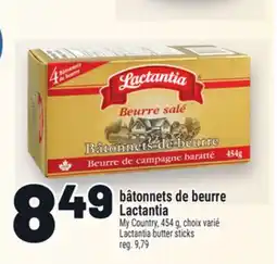 Metro BÂTONNETS DE BEURRE LACTANTIA | LACTANTIA BUTTER STICKS offer