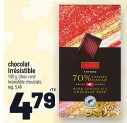 Metro CHOCOLAT IRRÉSISTIBLE | IRRÉSISTIBLE CHOCOLATE offer