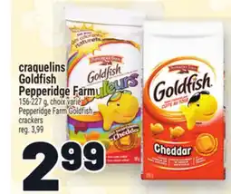 Metro CRAQUELINS GOLDFISH PEPPERIDGE FARM | PEPPERIDGE FARM GOLDFISH CRACKERS offer