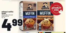 Metro MÉLANGE À MUFFINS QUAKER | QUAKER MUFFIN MIX offer