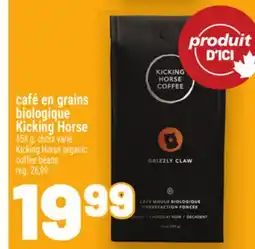 Metro CAFÉ EN GRAINS BIOLOGIQUE KICKING HORSE | KICKING HORSE ORGANIC COFFEE BEANS offer