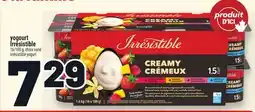 Metro YOGOURT IRRÉSISTIBLE | IRRÉSISTIBLE YOGURT offer