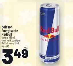 Metro BOISSON ÉNERGISANTE REDBULL | REDBULL ENERGY DRINK offer
