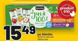 Metro JUS SELECTION | SELECTION JUICE offer