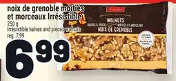 Metro NOIX DE GRENOBLE MOITIÉS ET MORCEAUX IRRÉSISTIBLE | IRRÉSISTIBLE HALVES AND PIECES WALNUTS offer