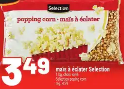 Metro MAÏS À ÉCLATER SELECTION | SELECTION POPING CORN offer