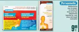 Jean Coutu PERSONNELLE Selected flu, cold, sinus and cough medication offer