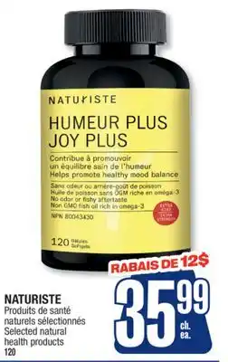 Jean Coutu NATURISTE Selected natural health products offer