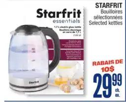 Jean Coutu STARFRIT Selected kettles offer