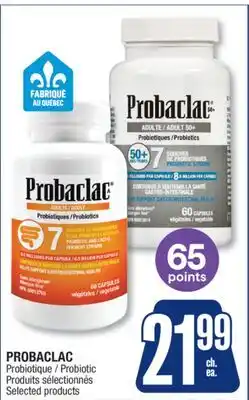 Jean Coutu PROBACLAC Probiotic Selected products offer