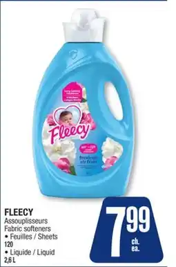 Jean Coutu FLEECY Fabric softeners offer