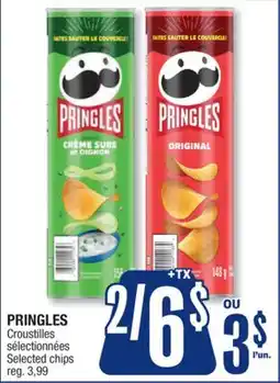 Jean Coutu PRINGLES Selected chips offer
