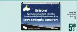 Jean Coutu UNISOM Sleep aid offer