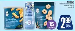 Jean Coutu GERBER Selected snacks offer