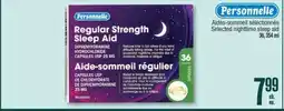 Jean Coutu Personnelle Selected nighttime sleep aid offer