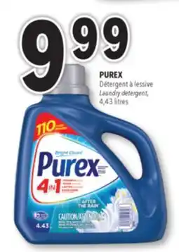 Familiprix PUREX, Laundry detergent, 4,43 litres offer