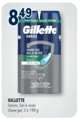 Familiprix GILLETTE Shave gel, 2x 198g offer