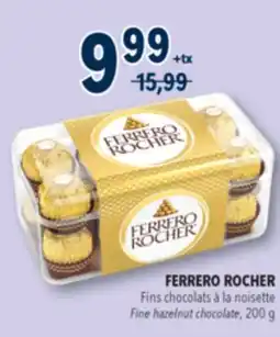 Familiprix FERRERO ROCHER, Fine hazelnut chocolate offer