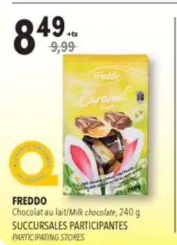 Familiprix FREDDO, Milk chocolate offer