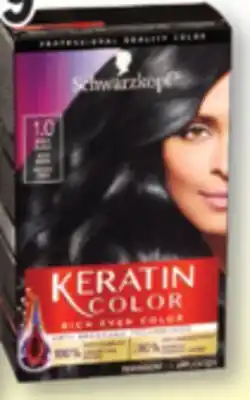 Familiprix SCHWARZKOPF, Keratin Color, Selected hair colors offer