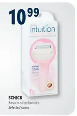 Familiprix SCHICK Selected razors offer