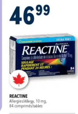 Familiprix REACTINE Allergy, 10 mg, 84 tablets offer