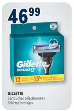 Familiprix GILLETTE, Selected cartridges offer
