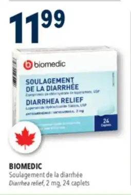 Familiprix BIOMEDIC, Diarrhea relief, 2 mg, 24 caplets offer