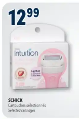 Familiprix SCHICK, Selected cartridges offer