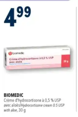 Familiprix BIOMEDIC Hydrocortisone cream 0.5 USP with aloe offer