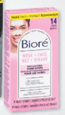 Familiprix BIORÉ, Selected facial care products offer