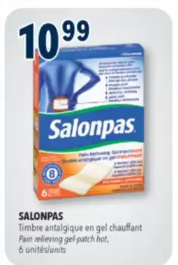 Familiprix SALONPAS, Pain relieving gel-patch hot, 6 units offer