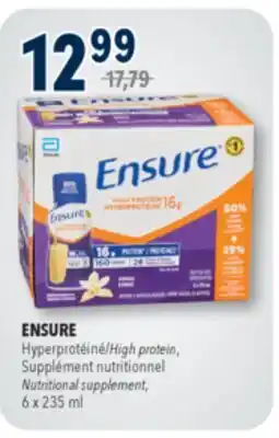 Familiprix ENSURE, High protein, Nutritional supplement offer