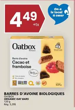 Rachelle-Bery Grocery OATBOX ORGANIC OAT BARS offer