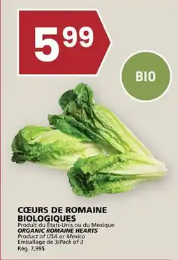 Rachelle-Bery Grocery ORGANIC ROMAINE HEARTS offer