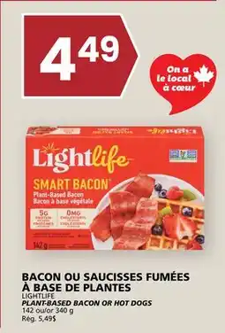 Rachelle-Bery Grocery LIGHTLIFE PLANT-BASED BACON OR HOT DOGS offer