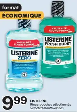 Brunet LISTERINE Rince-bouches sélectionnés offer