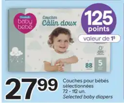 Brunet Personnelle Couches pour bébés sélectionnées offer