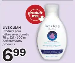 Brunet LIVE CLEAN Produits pour bébés sélectionnés offer