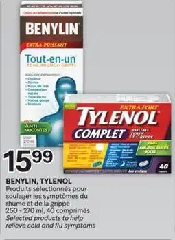 Brunet BENYLIN, TYLENOL Produits sélectionnés pour soulager les symptômes du rhume et de la grippe offer