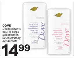 Brunet DOVE Désodorisants pour le corps sélectionnés offer