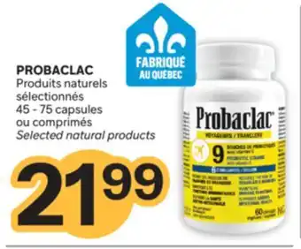 Brunet PROBACLAC Produits naturels sélectionnés offer