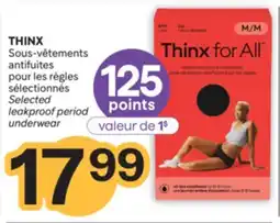 Brunet THINX Sous-vêtements antifuites pour les règles sélectionnés offer