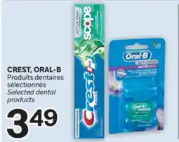 Brunet CREST, ORAL-B Produits dentaires sélectionnés offer