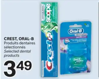 Brunet CREST, ORAL-B Produits dentaires sélectionnés offer