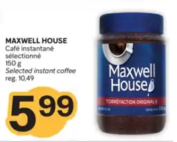 Brunet MAXWELL HOUSE Café instantané sélectionné offer